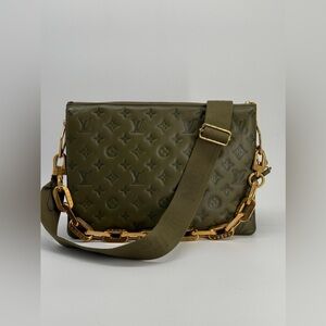 Louis Vuitton Coussin Monogram Embossed Lambskin MM Bag